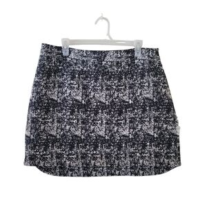 Banana Republic Black Tweed Mini Skirt